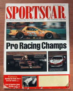 SPORTS CAR 1994 JAN - SEASON PREDICTIONS, SCOTT SHARP